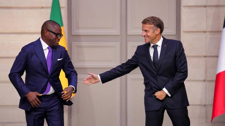 Le président du Bénin Romuald Wadagni reçu à Paris par son homologue français Emmanuel Macron