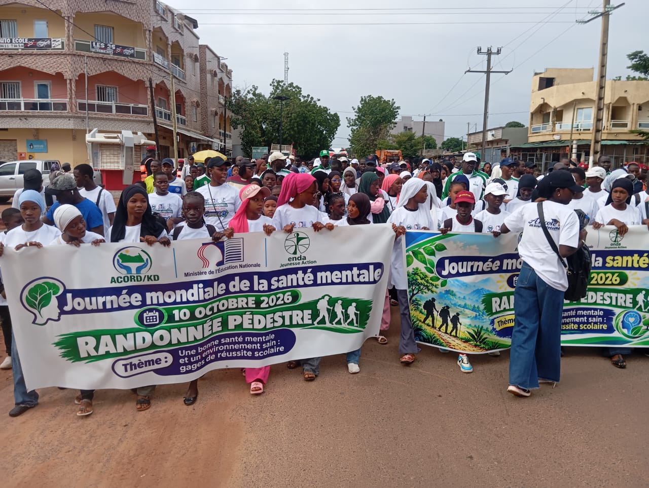 Kolda : les forces vives marchent ensemble pour promouvoir la santé mentale