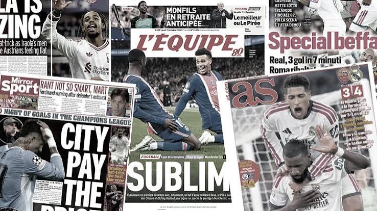 La presse mondiale à genoux devant le PSG, l’Angleterre abasourdie par le triplé de Barcola