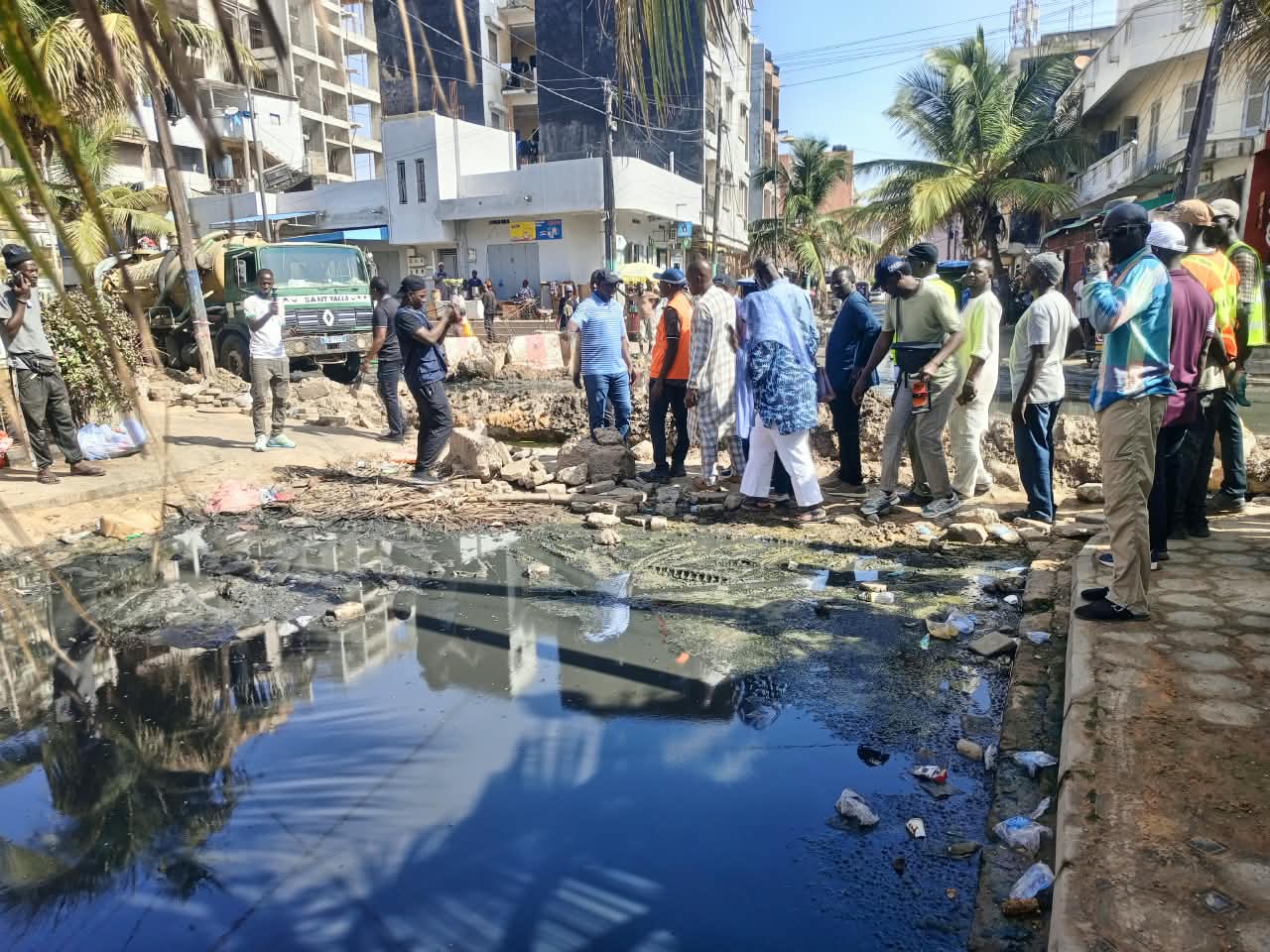 JOJ Dakar 2026 : Cheikh Tidiane Dièye inspecte les travaux d’assainissement dans la capitale