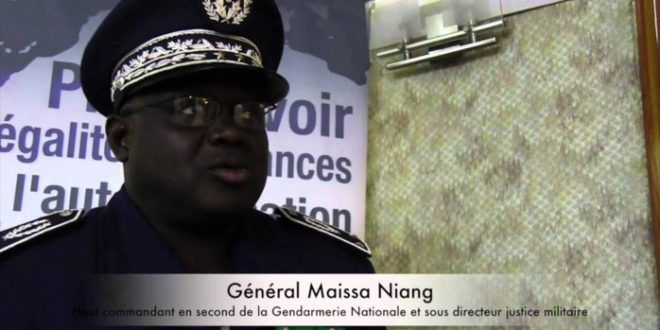 Gendarmerie nationale : le général Mamadou Guèye Faye remplacé par le général Meïssa Niang