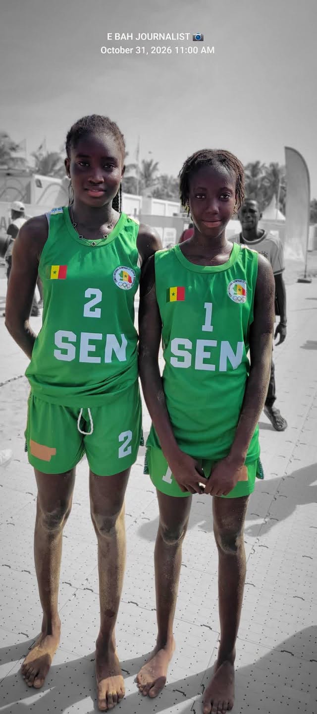 JOJ 2026 : le Sénégal réussit son entrée en lice face au Cap-Vert en volleyball de plage