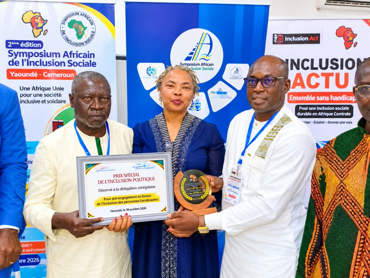 Inclusion politique : la délégation sénégalaise décroche un Prix spécial à Yaoundé
