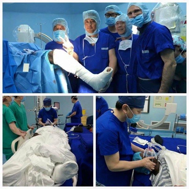 Images: l'opération de Demba BA est "un succès"