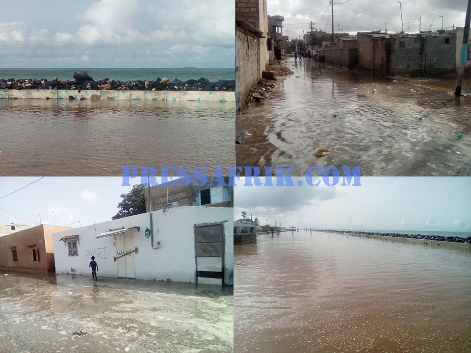 ​Erosion côtière à Rufisque: la mer envahit la ville