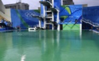 JO 2016: fermeture temporaire du bassin du plongeon, dont l’eau était devenue verte