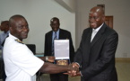Visite du Contre-amiral Momar Diagne, Chef d’Etat-major de la Marine nationale, à Yérim Thioube, Dg de l’ANAM