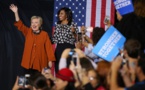 Hillary Clinton et Michelle Obama côte à côte pour faire barrage à Donald Trump