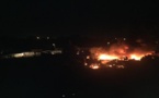 ​Violent incendie à Ouakam : une douzaine de bus calcinés, beaucoup de dégâts matériels