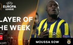 Europa League : Moussa Sow est élu joueur de la 6e journée