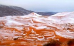 EN IMAGES. Les dunes du Sahara sous la neige pour la première fois depuis 37 ans