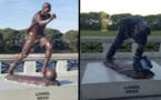 Argentine : la statut de Messi vandalisée