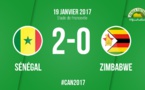 DIRECT CAN 2017 - Poule B: Sénégal 2-0 Zimbabwe, mi-temps - ça sent bon les 1/4