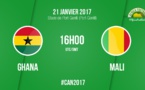 CAN 2017 – SUIVRE LE DIRECT : Ghana / Mali, le duel entre "Black stars" et "Aigles"