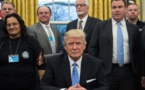 ​Avortement, libre échange, emploi... En une journée, Donald Trump prend plusieurs décisions radicales