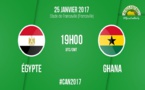 CAN 2017/ Direct : Troisième journée Egypte Vs Ghana-La composition des deux équipes
