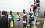 Arrivée des Lions au Sénégal sous un accueil chaleureux des supports 