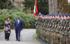 Honneurs militaires et réunion de travail: Doris Leuthard reçoit le président Macky Sall 