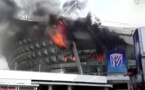 VIDÉO - Le vaste incendie dans le stade du Shanghai Shenhua