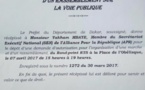 Rassemblement 7 avril: le Préfet de Dakar donne "récépissé" à Yakham Mbaye 