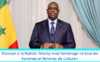 ​Discours à la Nation: Macky rend hommage «à tous les hommes et femmes de culture»