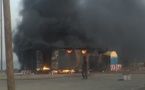 Urgent : incendie au quai de pêche de l'hydrobase