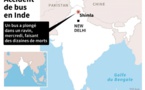 Au moins 44 morts dans un accident de bus en Inde