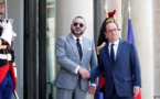 France: visite privée du roi du Maroc Mohammed VI à l'Elysée