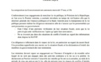 La composition du gouvernement français annoncée ce mercredi, (communiqué)