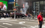 URGENT - USA: Un véhicule fonce sur des piétons dans Times Square à NewYork : Au moins 10 personnes blessées