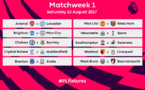 Le calendrier de la Premier League dévoilé