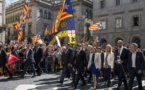 700 maires catalans manifestent pour l'indépendance à Barcelone