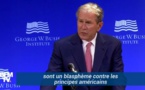 VIDEO La longue charge de Bush contre la politique de Trump