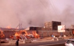 Les premières images du grave incendie de Pikine... Regardez !!!