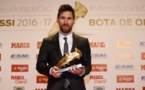 Messi remporte le soulier d'or européen  2016-2017
