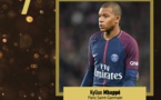 Ballon d'or France football 2017 : Mbappé 7e du classement, un nouveau record