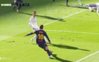 Sur le troisième but du Barça Messi n'avait qu'une seule chaussure