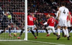 20e journée Premier League : Manchester United évite le pire grâce à Lindgard, Chelsea revient à un point
