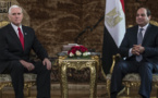 Vidéo - Le Vice-président américain Mike Pence a démarré sa tournée au Moyen Orient en Egypte 