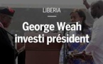 Vidéo-Liberia : l’ancien footballeur George Weah investi président dans un stade de 35 000 personnes