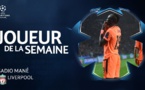 Officiel !!! Sadio Mané élu joueur de la semaine par l'Uefa