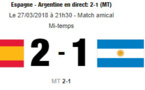 Revivez le match Espagne - Argentine en direct: