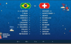 #CM2018 - #BRESUI  : les compos de Brésil - Suisse