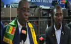 Vidéo - La joie dans les vestiaires des "Lions" avec le Président Macky sall