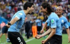 #URUPOR : Cavani ouvre le score pour l'Uruguay (1-0)
