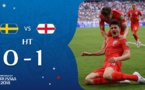 #SWEENG : L'Angleterre mène 1-0 à la mi-temps, Sterling maintient la Suède en vie