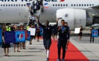 Vidéo-Suivez en direct l'arrivée des Bleus à Paris