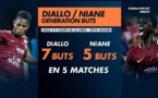 Doublé de Diallo et but de Niane (Metz 3-1 Ajaccio)