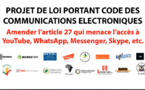 Suivez en direct la conférence de presse sur les restrictions de l'Article 27 et les utilisateurs des réseaux sociaux 