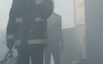 Sandaga: un incendie s'est déclenché dans un magasin de tissus